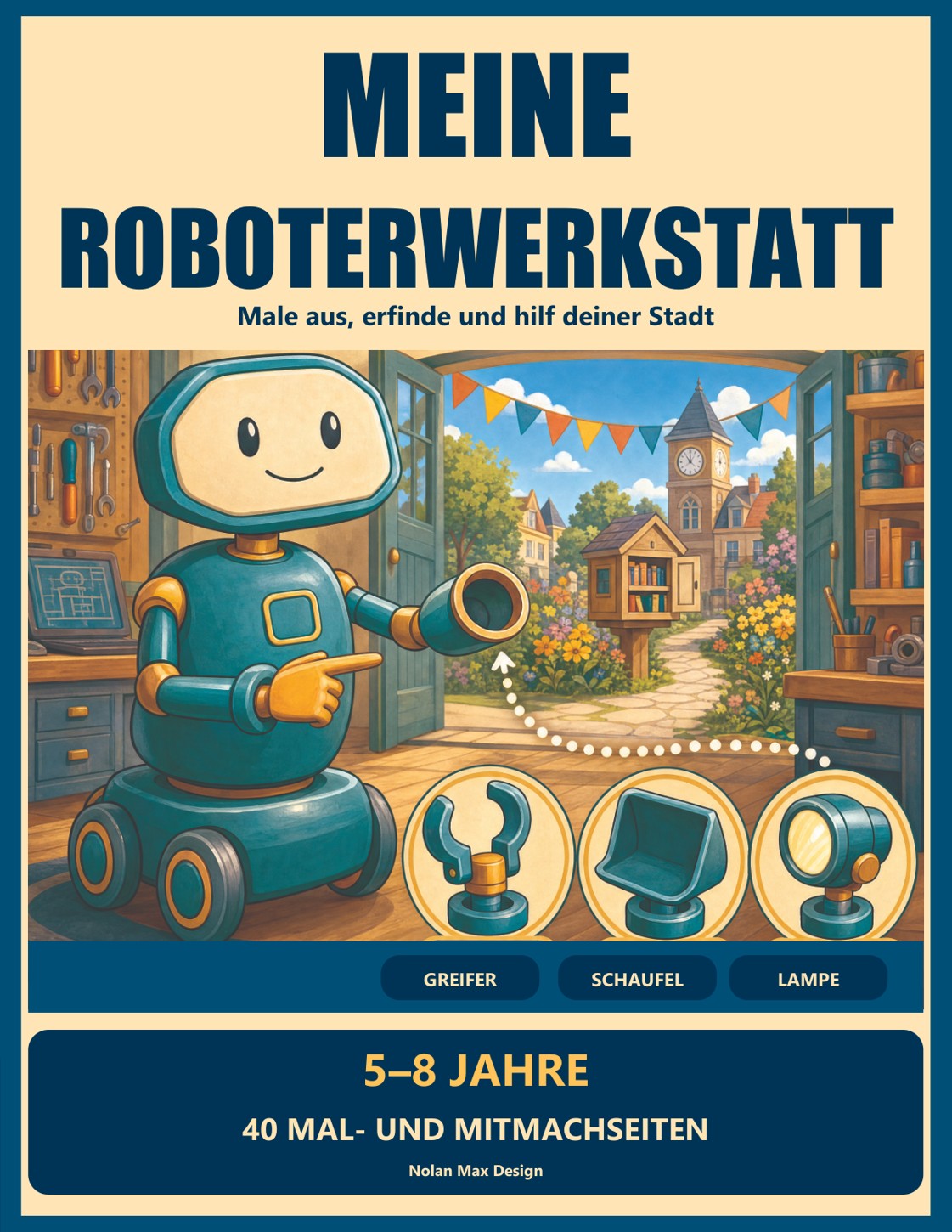 Buchcover von Meine Roboterwerkstatt